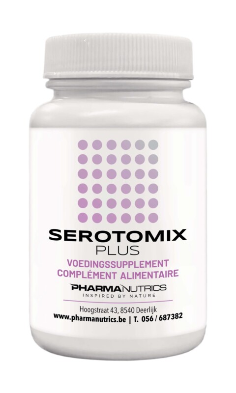 Serotomix Plus Mentaal Evenwicht Serotonine Tyrosine Phenylalanine Saffraan Gaba Groene Thee Inositol