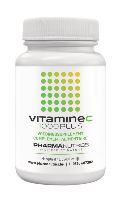 Vitamine C 1000 Plus Ascorbinezuur Immuunsysteem Collageenboost Weerstand Huid Bloedvaten Antioxidant