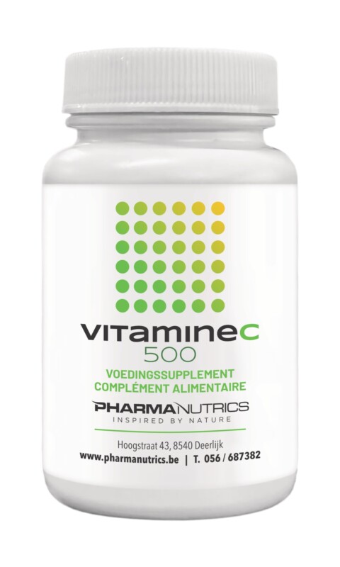 Vitamine C 500 Ascorbinezuur Immuunboost Collageenboost Huid Weerstand Bloedvaten Antioxidant